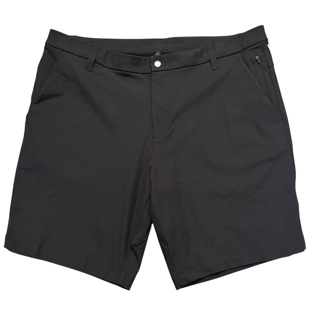 Lululemon Commission Shorts Slim Warpstreme 9" Inseam Black Athleisure Size 38 - Picture 1 of 11